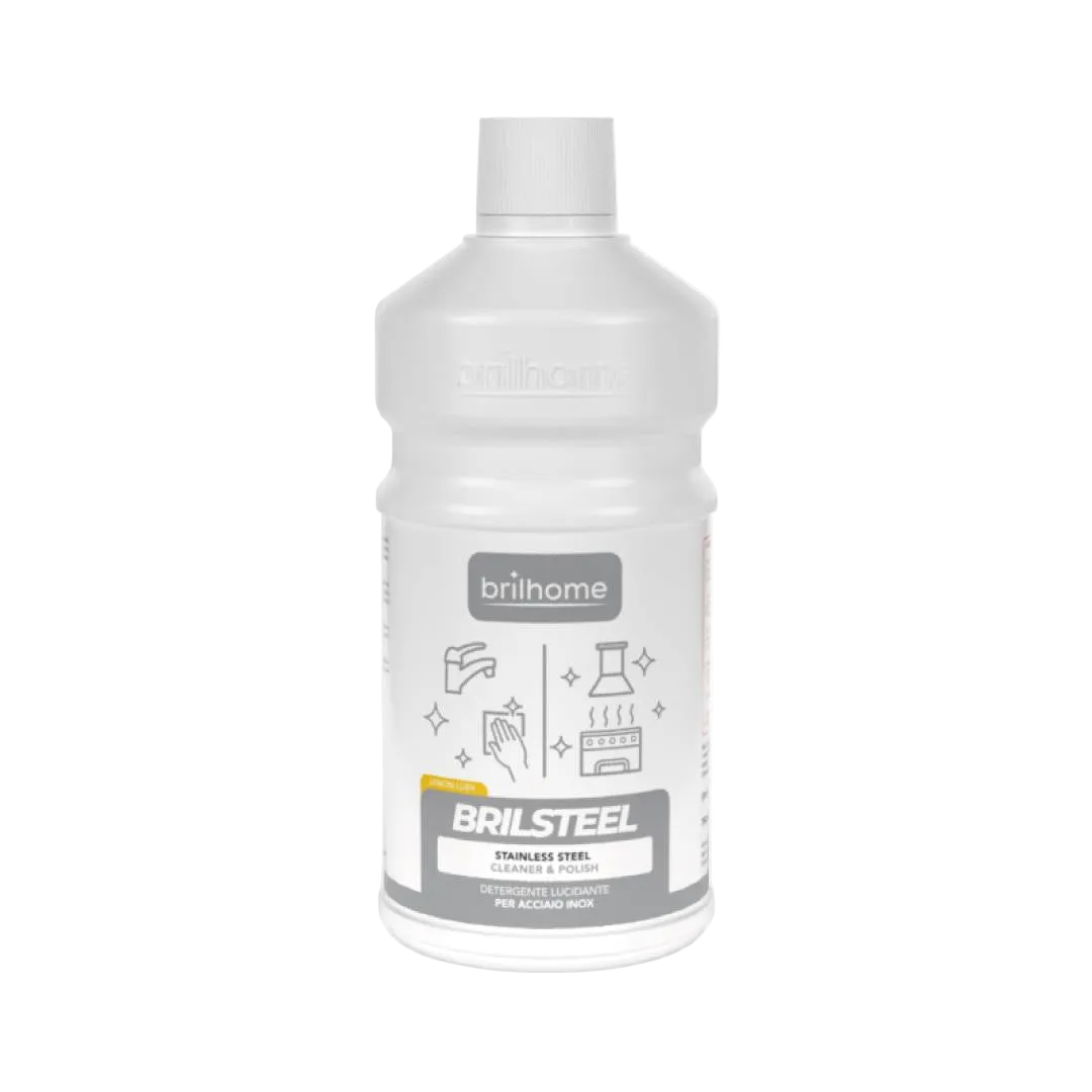 Chogan - BrilHome - Brilsteel - Stainless Steel Cleaner with Shine Effect - 750 ml
