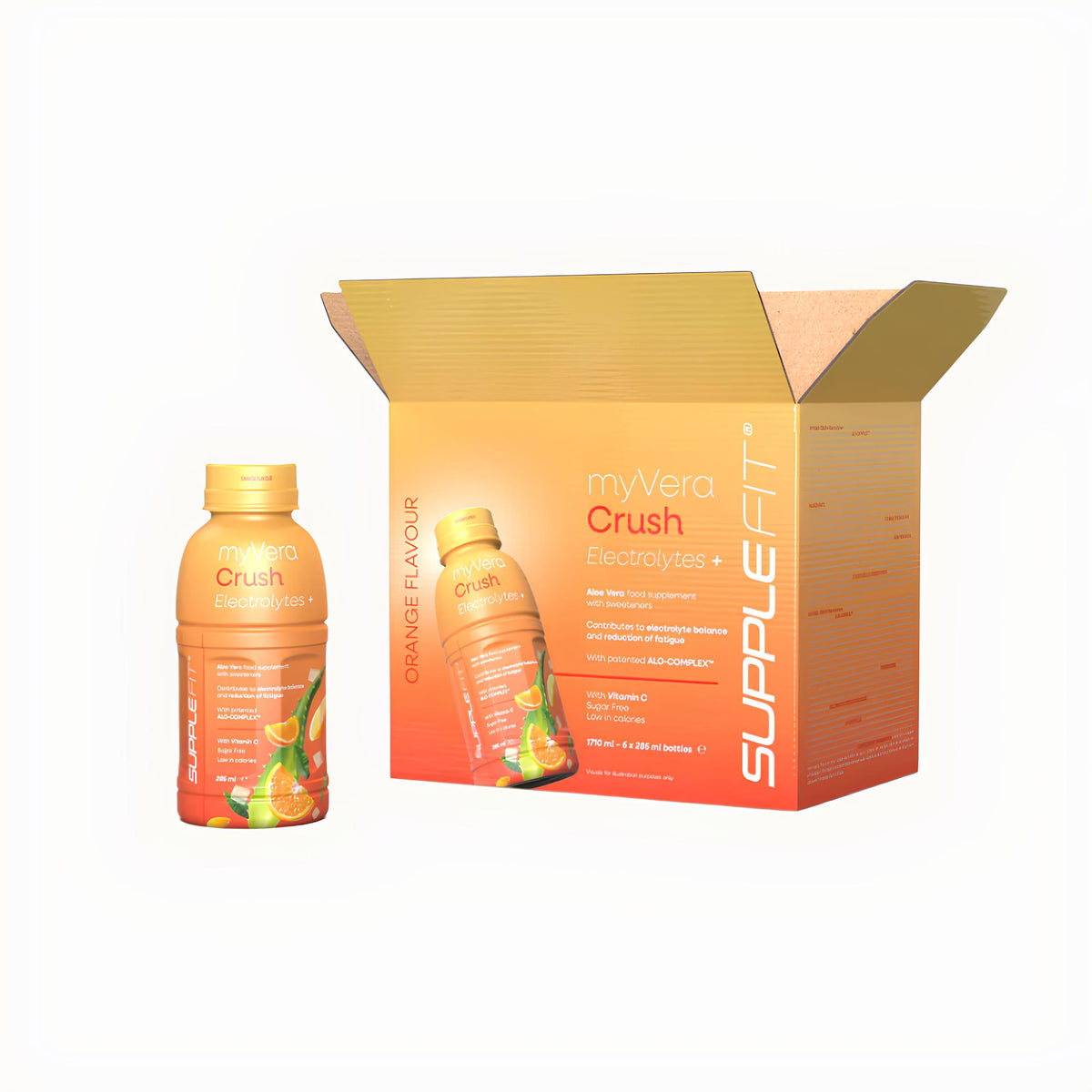 MYVERA CRUSH Electrolytes + | Nahrungsergänzungsmittel mit Süßungsmitteln