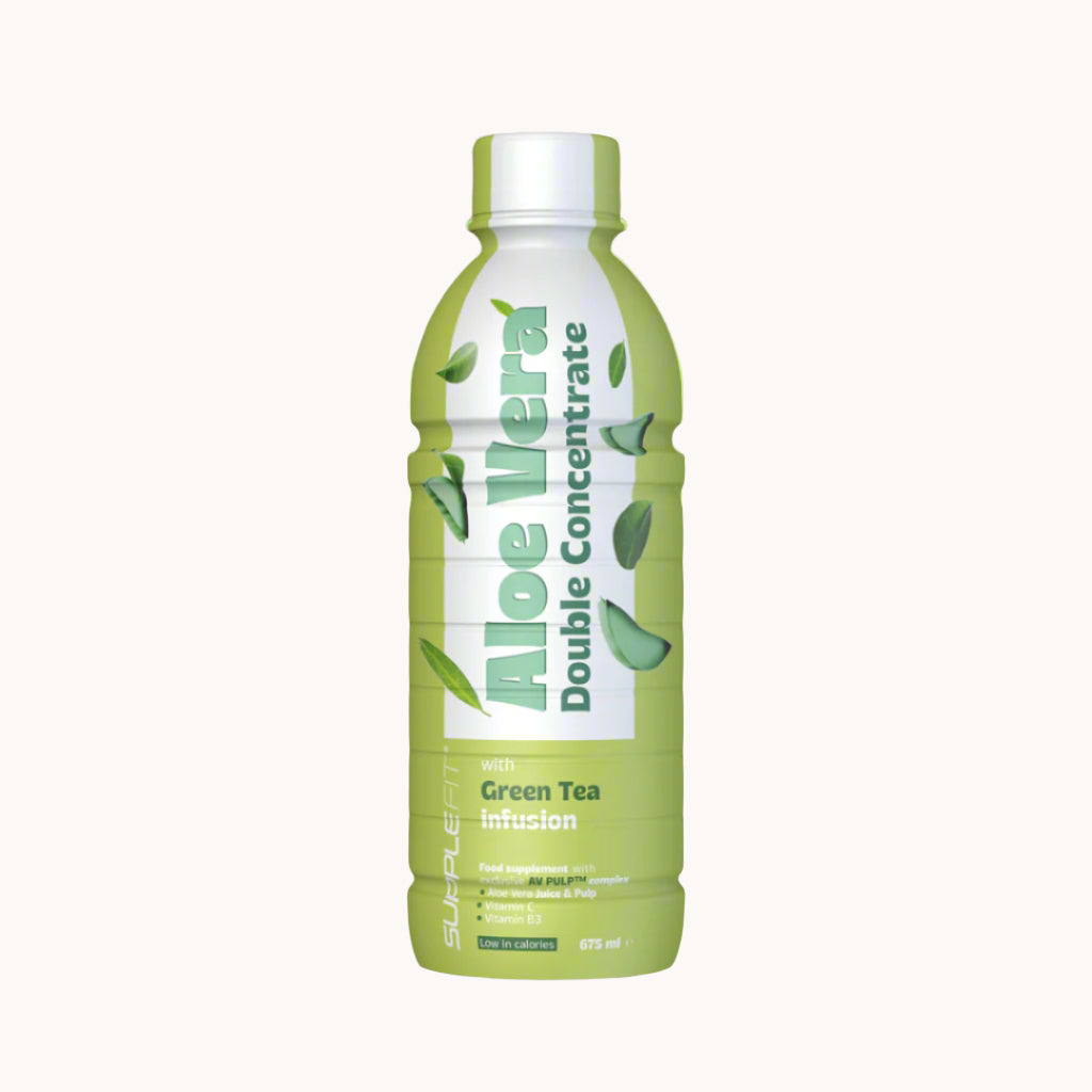 Nahrungsergänzungsmittel mit AV PULP™ – Aloe Vera, Grüntee, Vitamin C und B3 zur Unterstützung von Verdauung, Immunsystem und Energiehaushalt